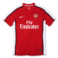 Arsenal Home kit 08/09