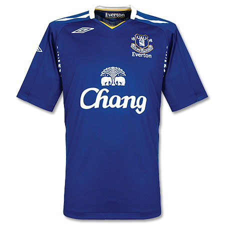 Everton Home kit 08/09