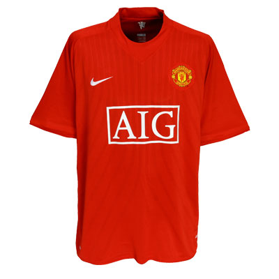 Manchester United Home kit 08/09